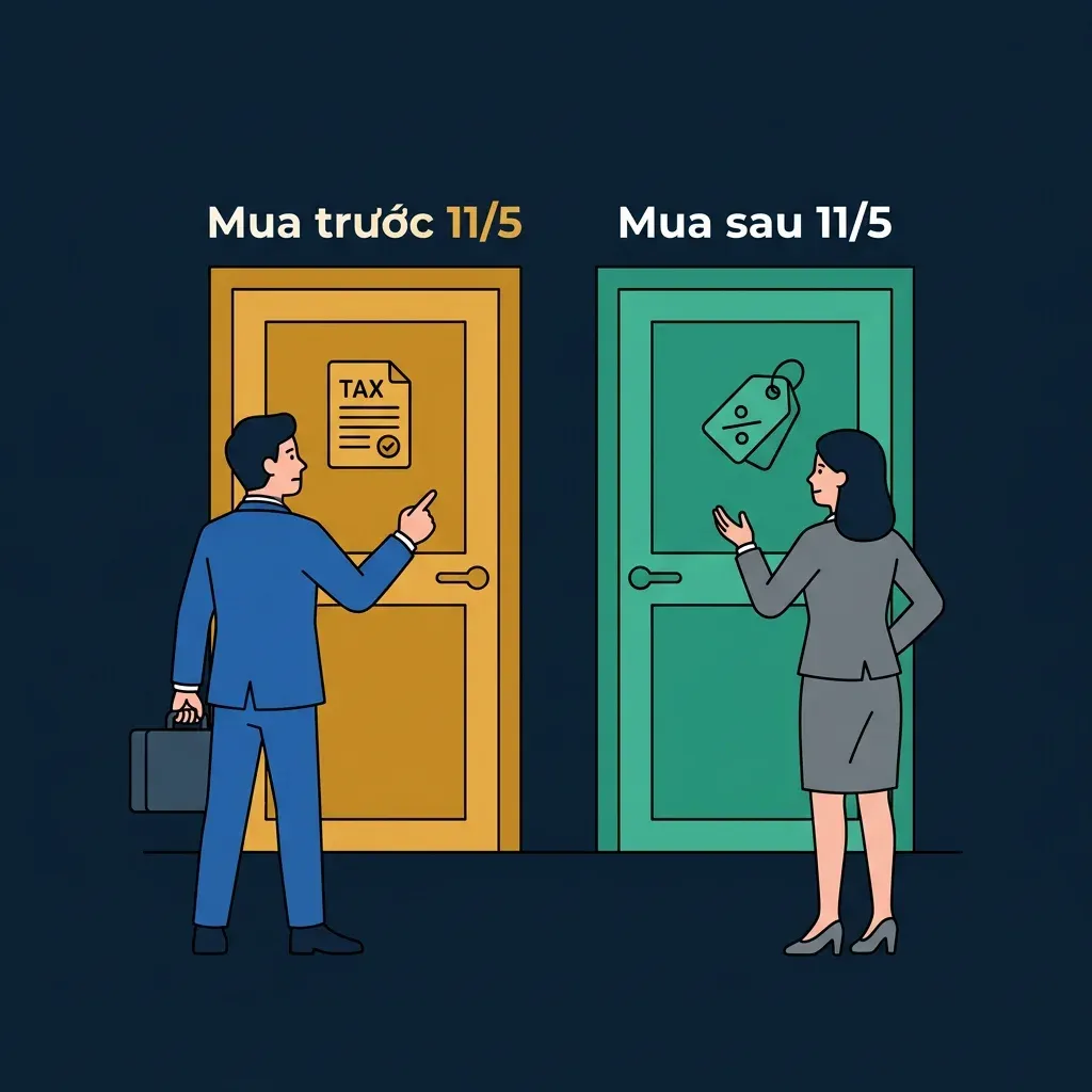 Two choices: buy before or after the ex-dividend date