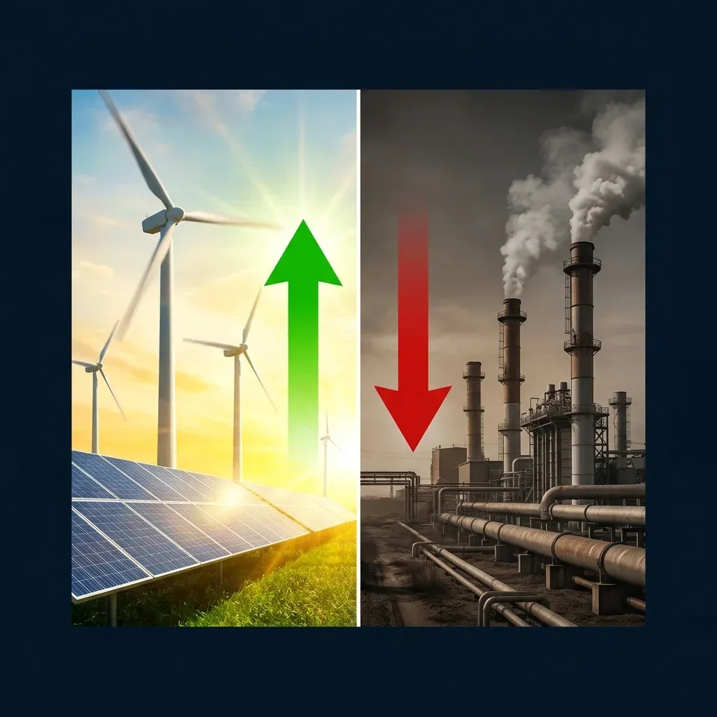 Comparison of renewable vs gas-fired power outlook