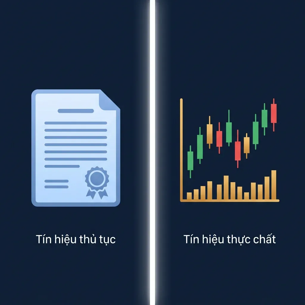 Procedural vs. substantive signals