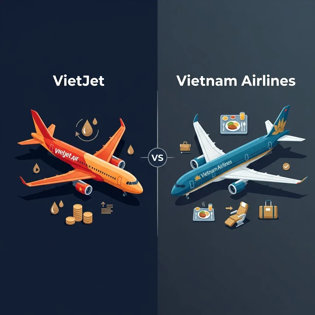 Comparison of VietJet and Vietnam Airlines business models
