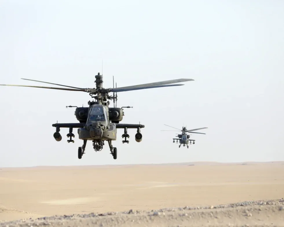 Trực thăng Apache của Mỹ trong bối cảnh Trung Đông