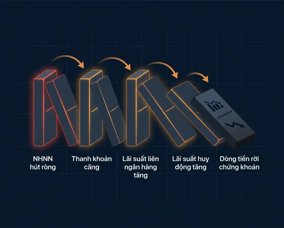Liquidity domino chain