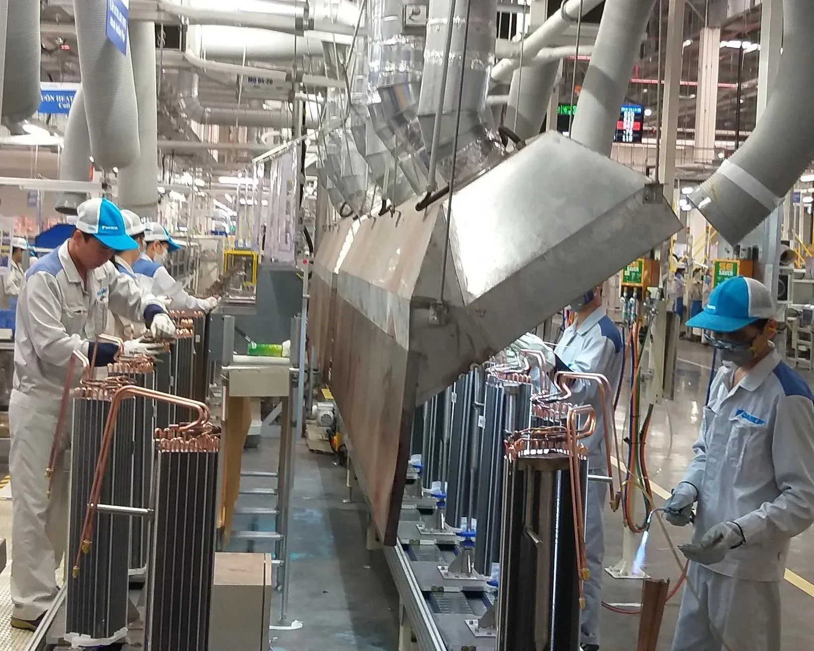 Factory production line in Vietnam