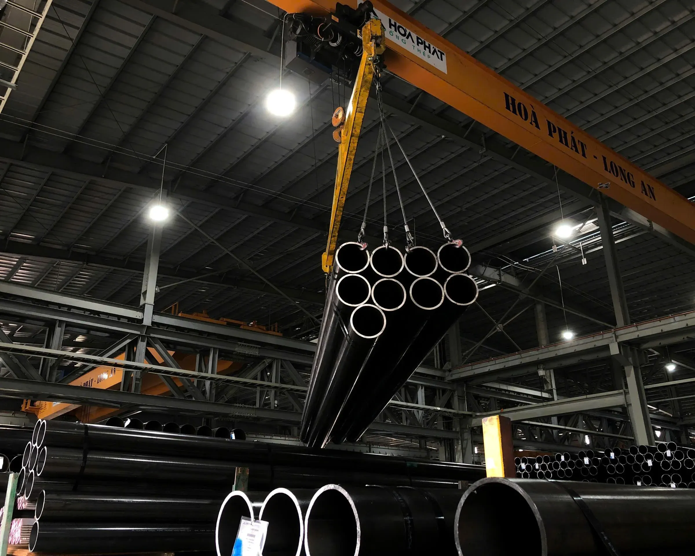 Hoa Phat Long An steel pipe plant inauguration in Tay Ninh, April 18, 2026