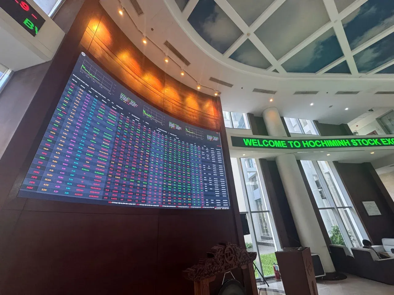HOSE trading floor — hundreds of stocks with wildly different scorecards trading in the same session