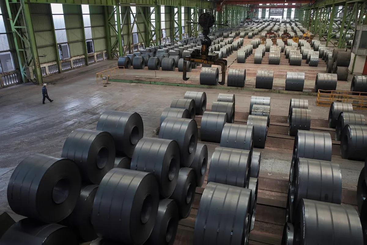 HRC steel coil warehouse in China