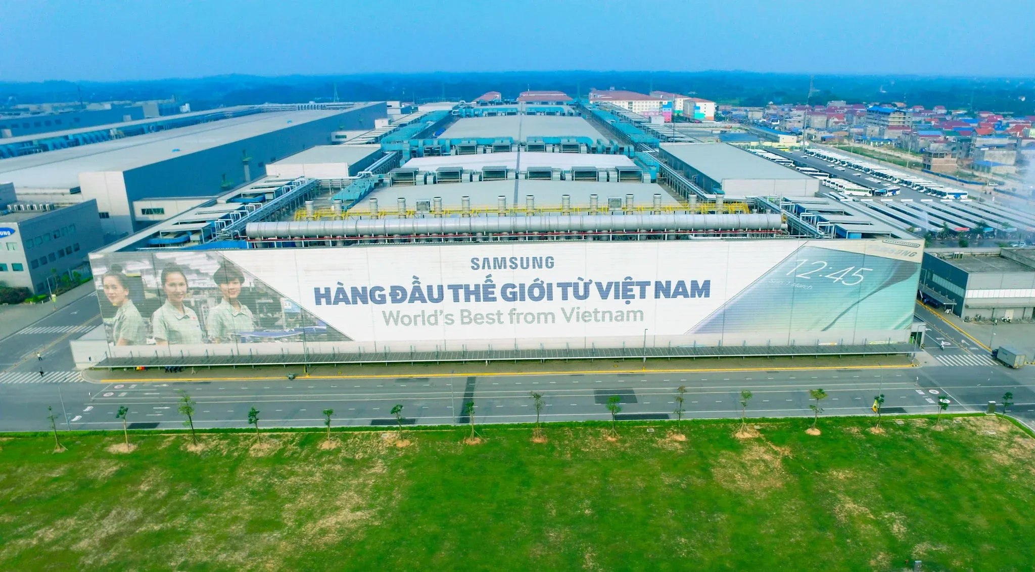 Samsung's factory in Bac Ninh, the South Korean conglomerate's largest global smartphone manufacturing base