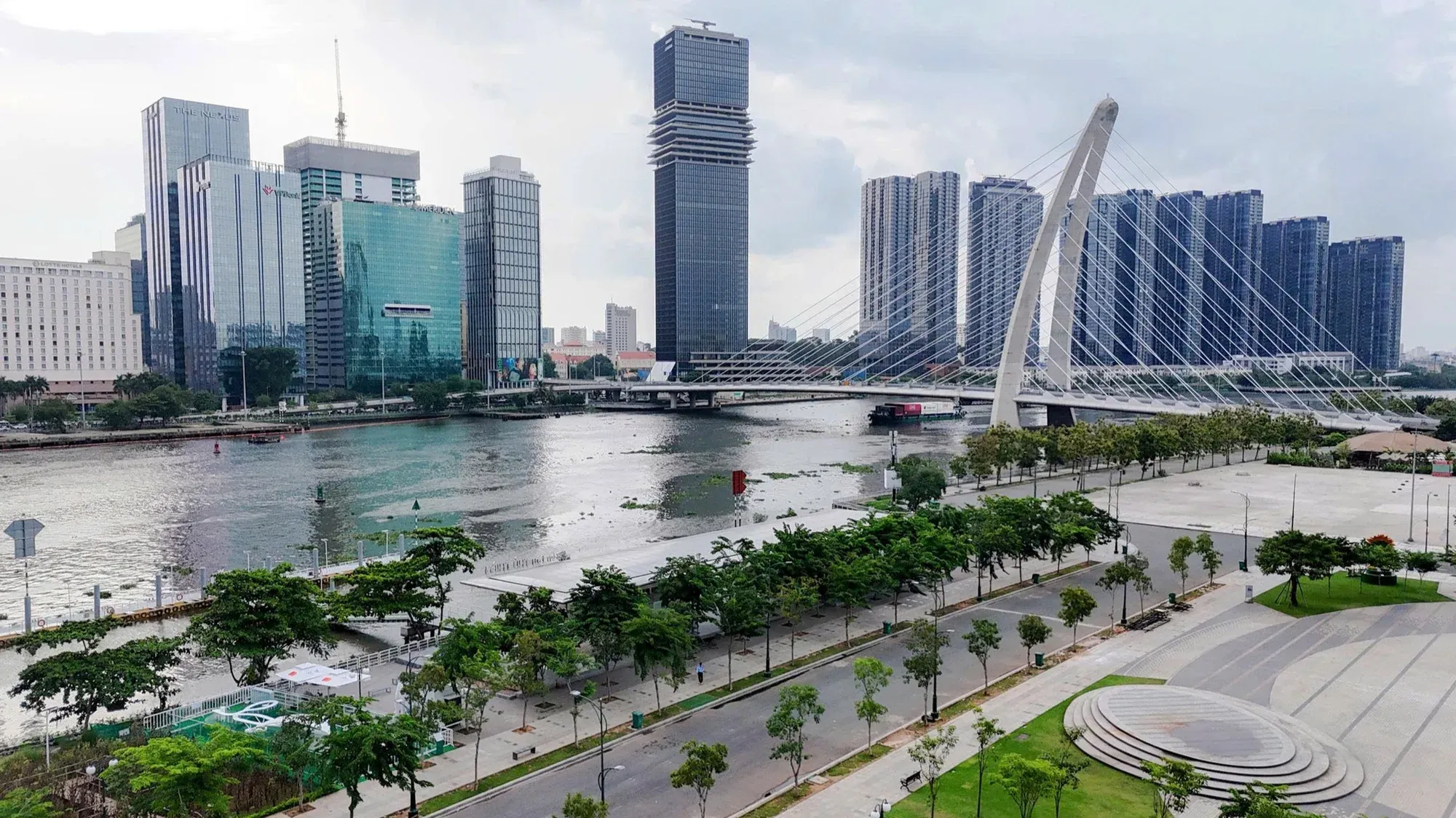 Thu Thiem urban area, home of the VIFC international financial center