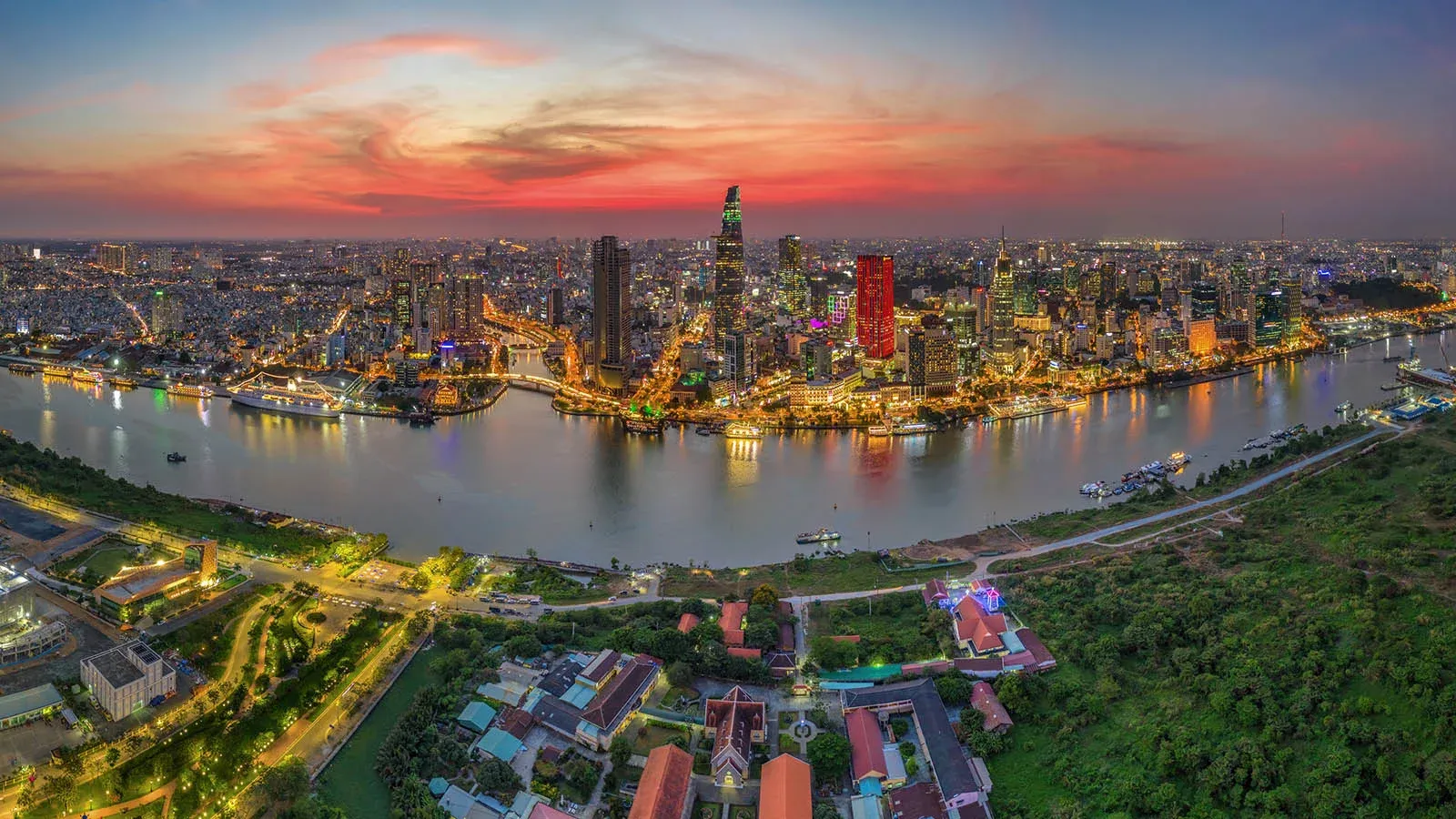 Ho Chi Minh City skyline — an economy drawing attention from major credit rating agencies