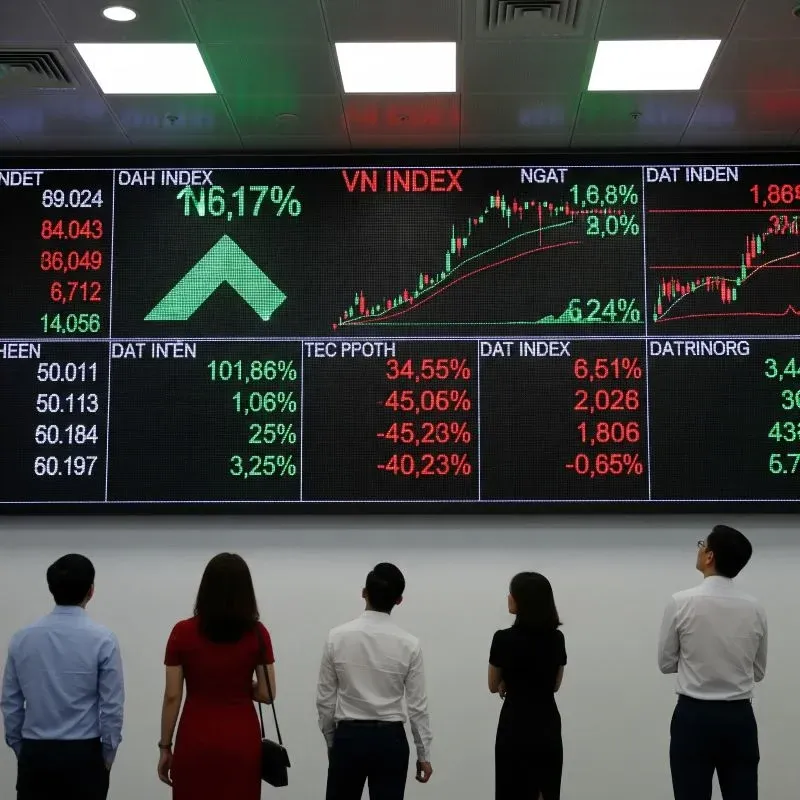 VN-Index trading board