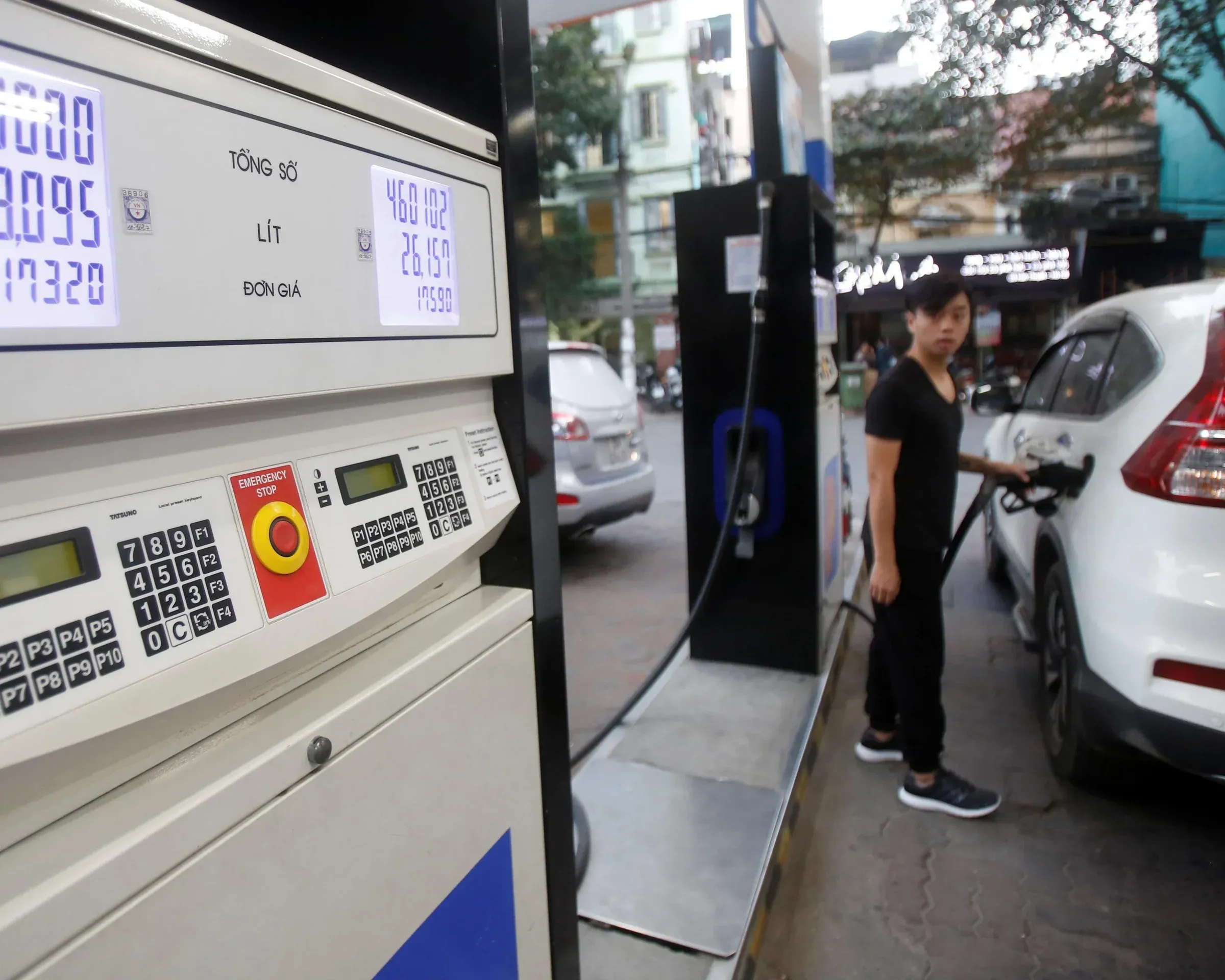 A Vietnam petrol station — the April 29 fuel review is likely to reflect Brent's sharp weekly gain